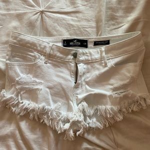 Hollister White Shorts